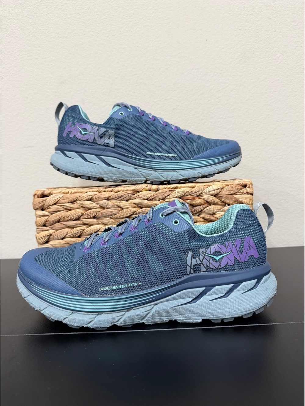 Size 9.5 - Hoka Women’s Challenger ATR 4 “Vintage Indigo Blue”